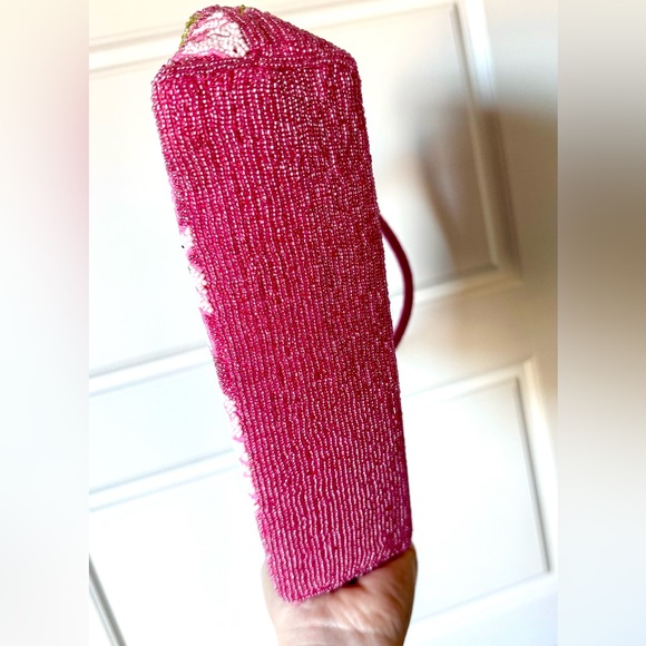 Vintage Beaded Flower Purse - Picture 5 of 14